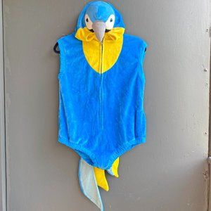 Kids Blue Yellow Parrot Halloween Costume 6/7